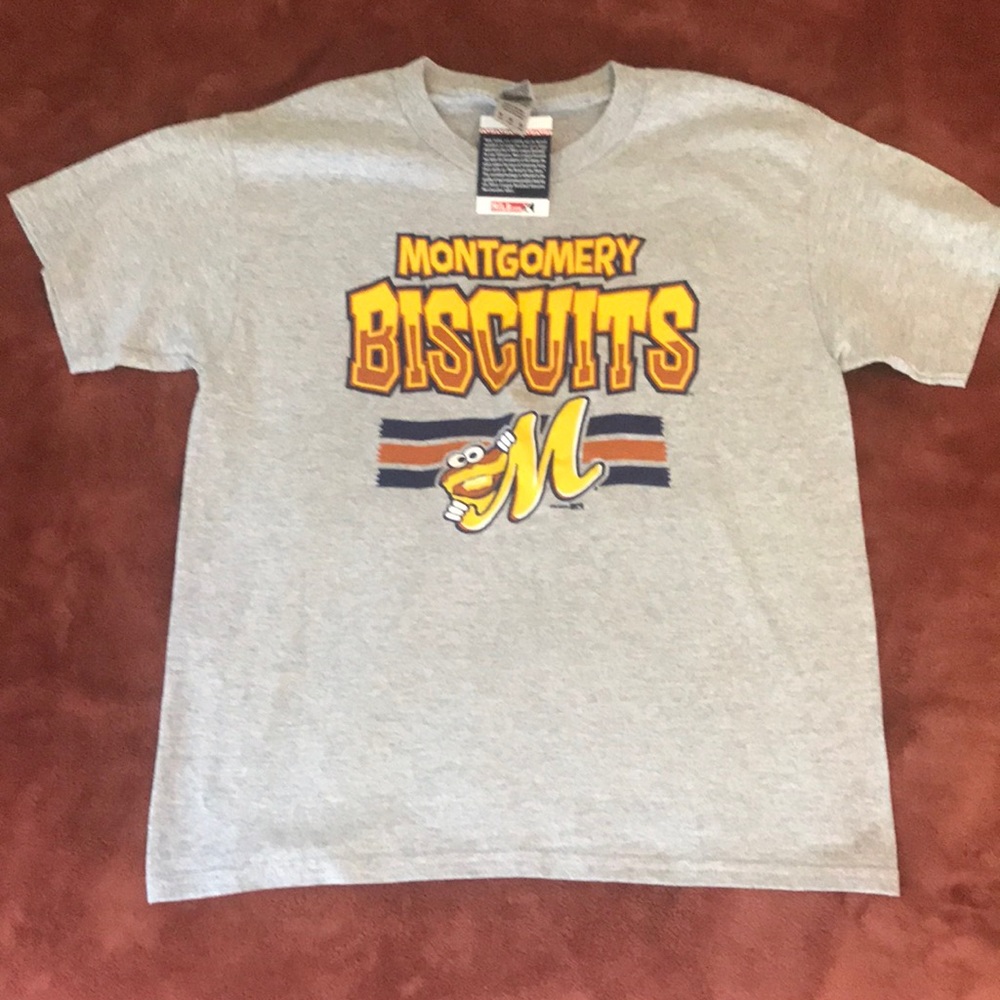 Montgomery Biscuits - Kids medium tshirt